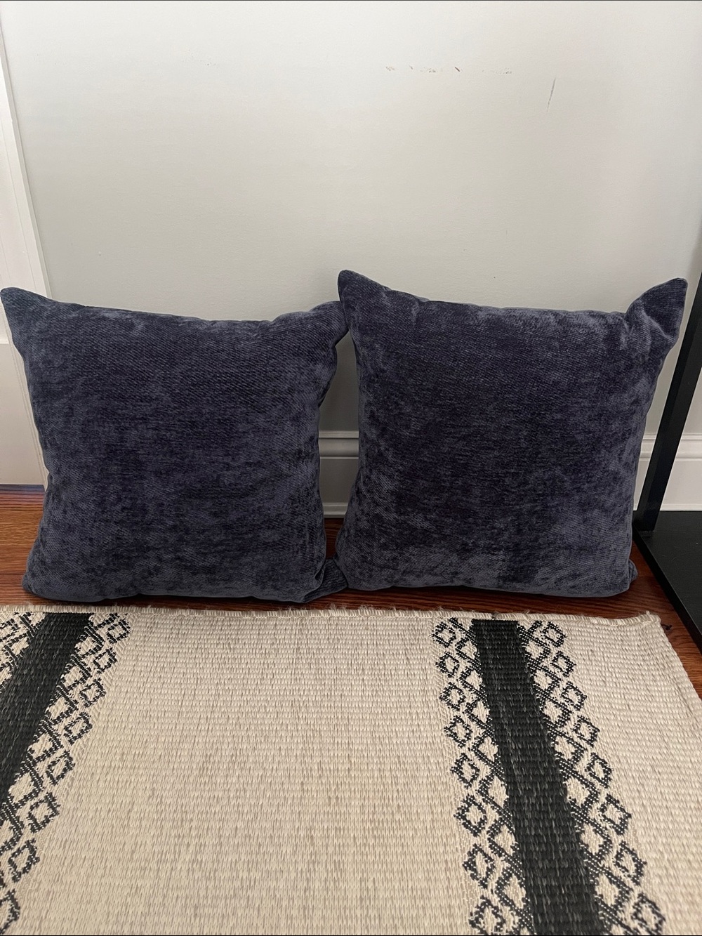 Threshold Plush Toss Pillow - Deep Navy